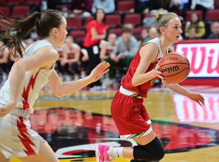 Lincoln Chatham Glenwood Illinois 3A girls basketball championship March 2 2024 Tim Vizer 26339